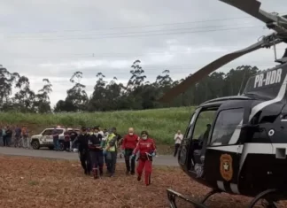 Turvo: adolescente cai de trator e fica gravemente ferido