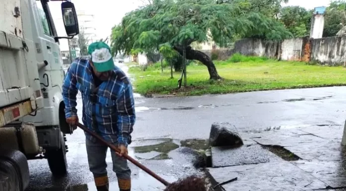 Prefeitura de Sombrio solicita colaboração da população para evitar pontos de alagamento