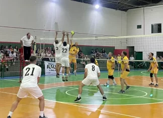 Municipal de vôlei de Santa Rosa do Sul inicia com 16 equipes