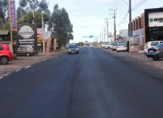 Novo asfalto da SC 449 Sombrio x Gaivota está pronto