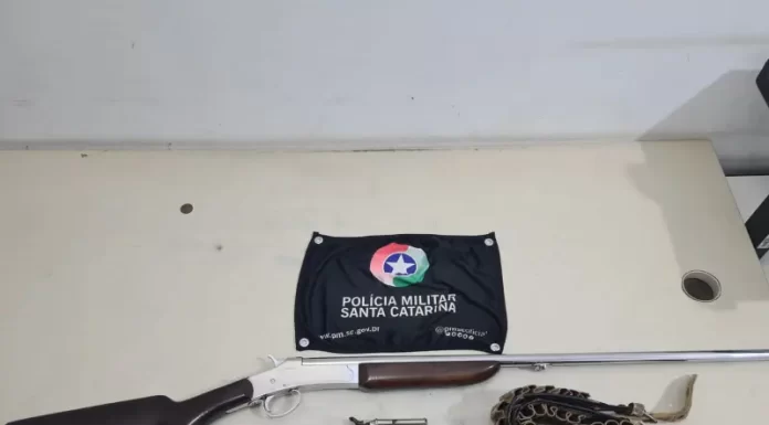 Polícia Militar atua em ocorrência de violência doméstica e apreende armas em Balneário Arroio do Silva