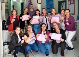Sombrio: Bairro Guarita recebe ação do Agosto Lilás