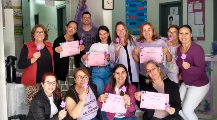 Sombrio: Bairro Guarita recebe ação do Agosto Lilás