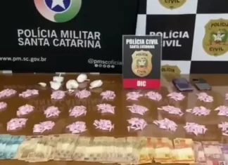 Operação conjunta das Polícias Civil e Militar resulta em prisão de traficante e apreensão de grande quantidade de drogas