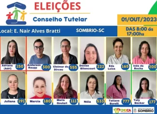 CMDCA de Sombrio apresenta os candidatos a conselheiros tutelares