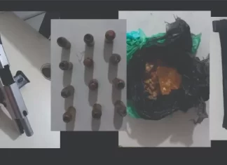 PM de Sombrio realiza apreensão de armas, drogas, munição e conduz suspeito por envolvimento com tráfico