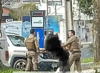 Ação rápida da PM prende assaltante em Araranguá