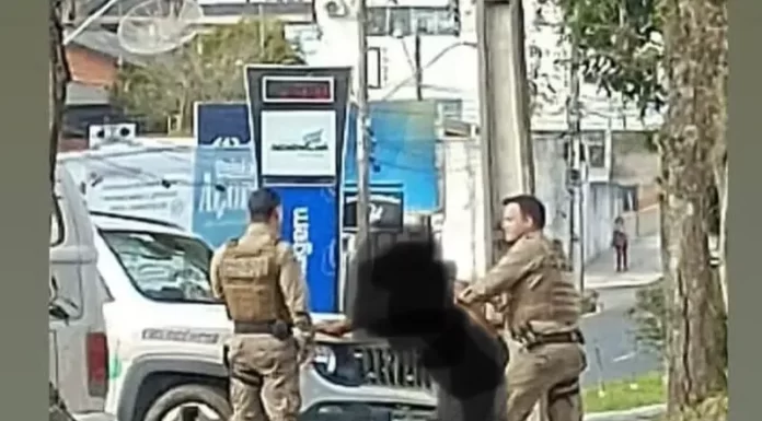 Ação rápida da PM prende assaltante em Araranguá
