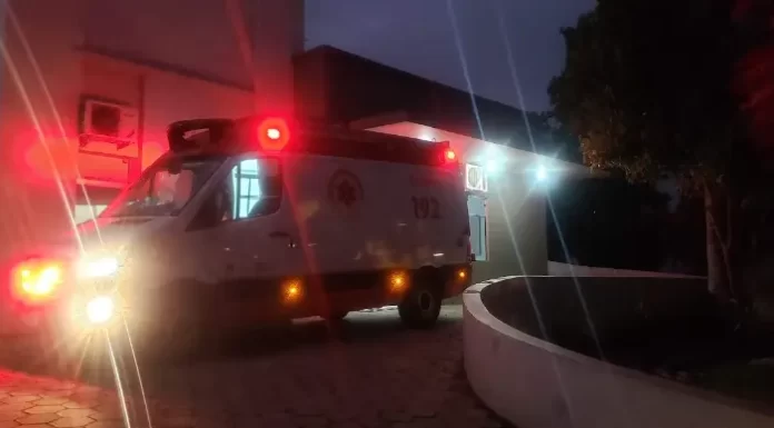 Motoboy fica ferido em acidente em Santa Rosa do Sul na noite de domingo