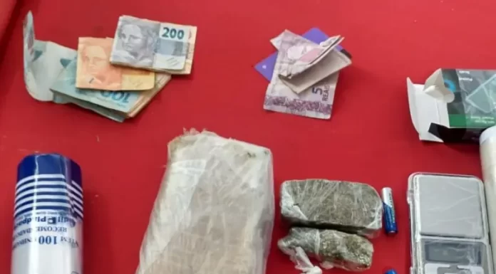 Trabalho conjunto entre as polícias civil e militar resulta em duas prisões e apreensão de drogas