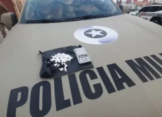 PM prende homem pela segunda vez nesta semana por tráfico de drogas