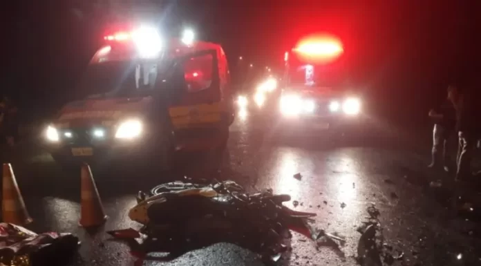Motociclistas morrem em colisão frontal na SC 285 entre Timbé do Sul e Turvo