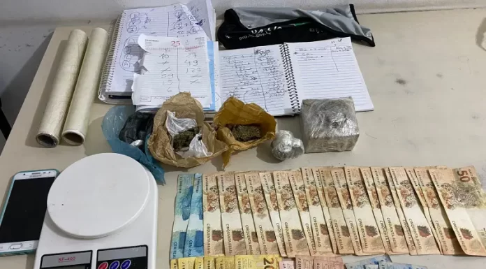 PM prende suspeito de tráfico e apreende drogas em Praia Grande
