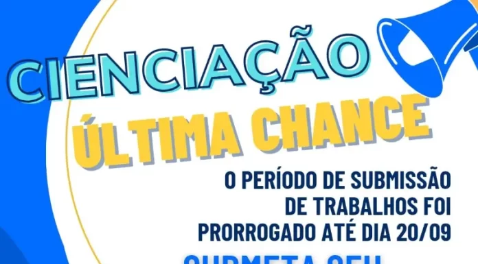 Cienciação prorroga data de submissão de trabalhos