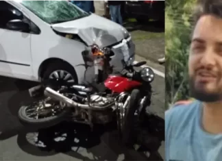Família de motoboy atropelado em Santa Rosa do Sul pede ajuda