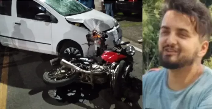 Família de motoboy atropelado em Santa Rosa do Sul pede ajuda