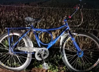 Ciclista morre em colisão com automóvel