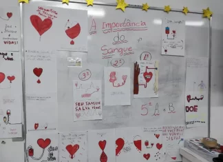 Alunos de escola sombriense se mobilizam para campanha de doação de sangue