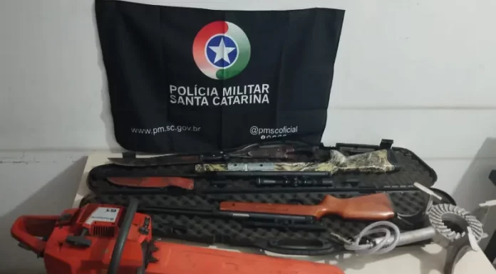 PM recupera armas e objetos furtados em Ermo
