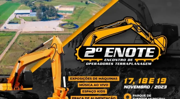 Santa Rosa do Sul se prepara para o 2º Encontro de Operadores de Terraplanagem