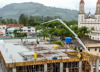 Obras do Hospital Nossa Senhora de Fátima avançam para o segundo pavimento