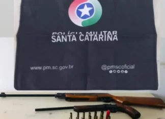 Polícia Militar apreende armas e munições em caso de violência doméstica