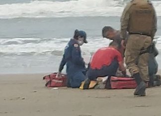Homem morre afogado na Praia Lagoa Cortada em Balneário Gaivota