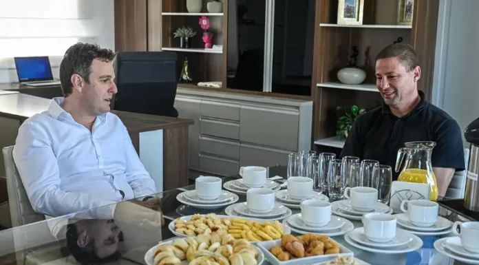 Secretário estadual Ricardo Guidi se reúne com prefeito Gaiola