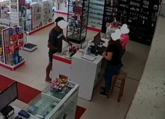 Bandido assalta farmácia em Passo de Torres e é preso em Torres RS pela Brigada Militar e PM durante operação