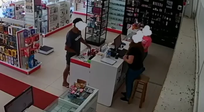 Bandido assalta farmácia em Passo de Torres e é preso em Torres RS pela Brigada Militar e PM durante operação