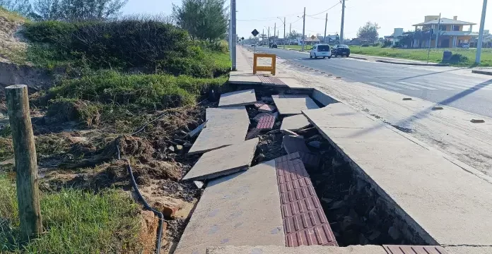Administração Balneário Gaivota autoriza recuperação das obras públicas