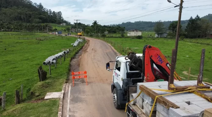 Santa Rosa do Sul em obras