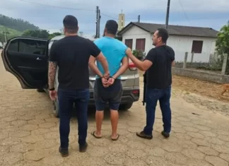 Polícia Civil de Praia Grande e Santa Rosa do Sul prendem suspeito de homicídio