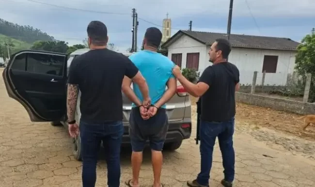 Polícia Civil de Praia Grande e Santa Rosa do Sul prendem suspeito de homicídio