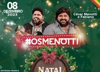 César Menotti e Fabiano anima o Natal Iluminado de Ermo
