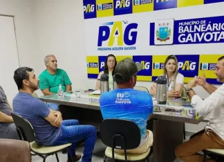 Prefeitura de Gaivota reúne Defesa Civil, secretarias de Meio Ambiente, de Agricultura e Pesca para desassoreamento do Rio Caverá