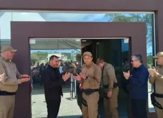 Balneário Gaivota inaugura nova sede da Polícia Militar