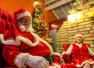 Magia do Natal ganha vida na Casa do Papai Noel