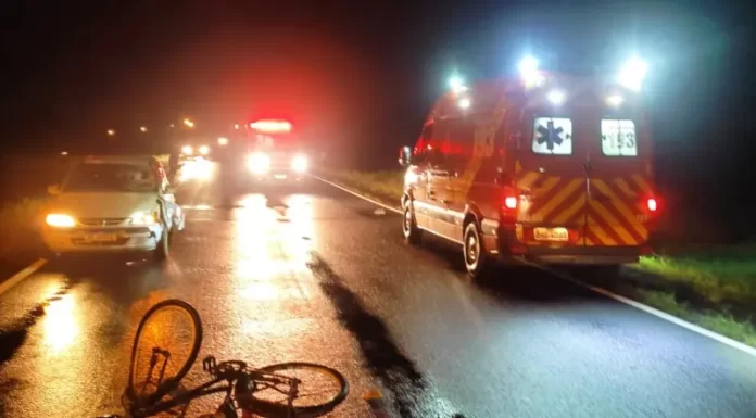 Tragédia em Turvo: Ciclista de 54 anos morre em acidente