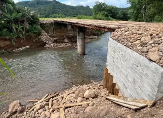 Jacinto Machado inicia o ano com recuperação de pontes