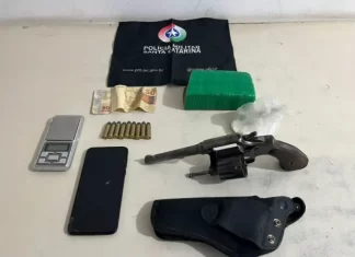 Operação Policial resulta na prisão de traficante e apreensão de drogas, arma e munições em Balneário Arroio do Silva