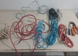 Dupla é presa em flagrante por furto de fios em Santa Rosa do Sul