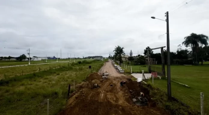Sombrio: Pavimentação da Estrada do Picadão será concluída antes do previsto