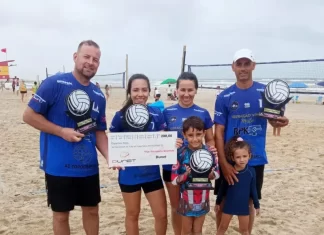 Torneio de vôlei agita Balneário Gaivota