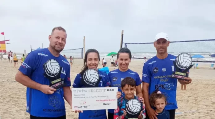 Torneio de vôlei agita Balneário Gaivota