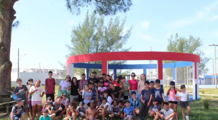 Sombrio: Colônia de Férias movimenta o mês das crianças e adolescentes