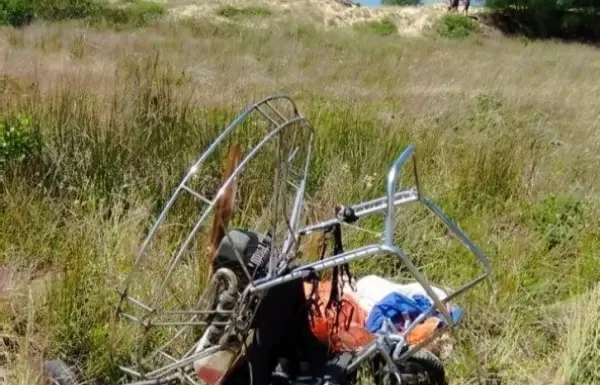 Homem morre em acidente com paramotor em Balneário Gaivota