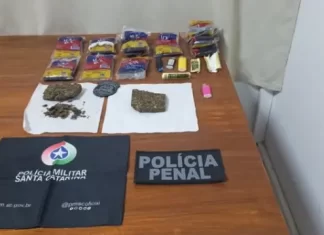 Maconha, fumo de corda e isqueiros são encontrados em ônibus que transporta detentos do serviço externo