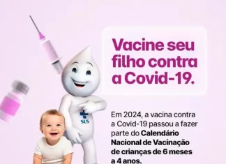 Balneário Gaivota: Vacina contra Covid-19 passa a fazer parte do calendário vacinal da criança em 2024