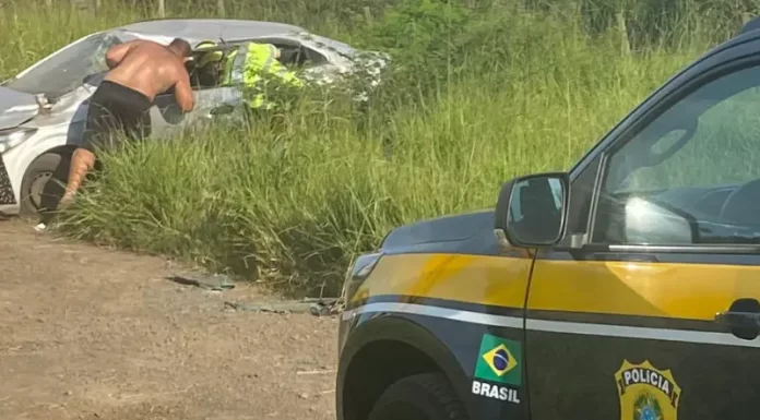 Capotamento é Registrado na BR 101 em Sombrio